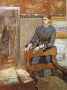 Edgar Degas Portrait of Miss Lu oil painting